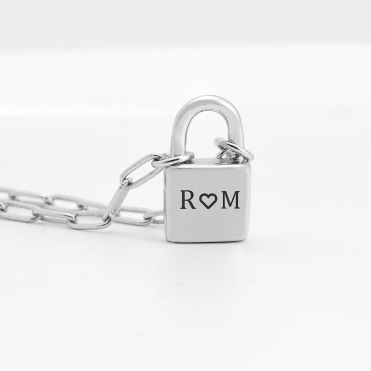 Personalized Lock Necklace