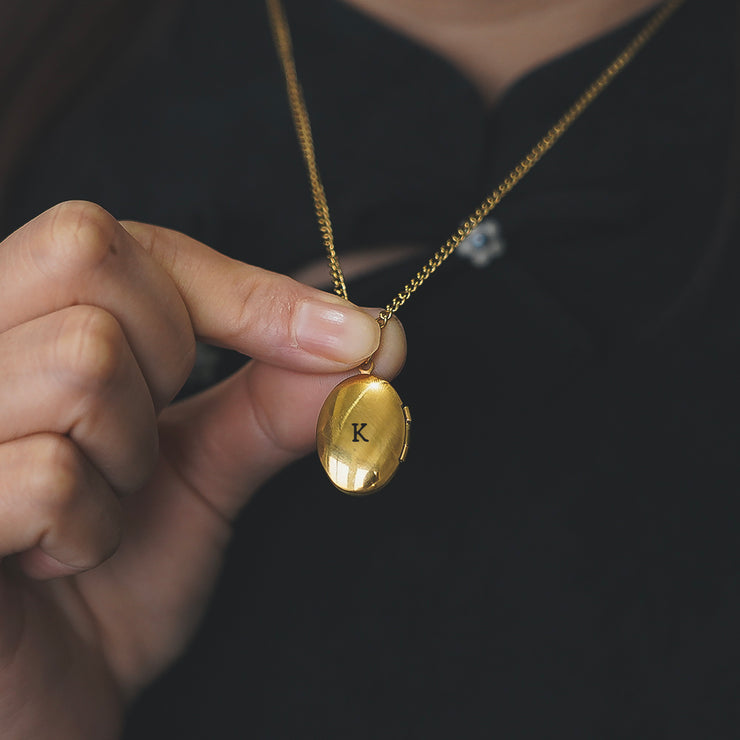 Name Initial Pendant Locket