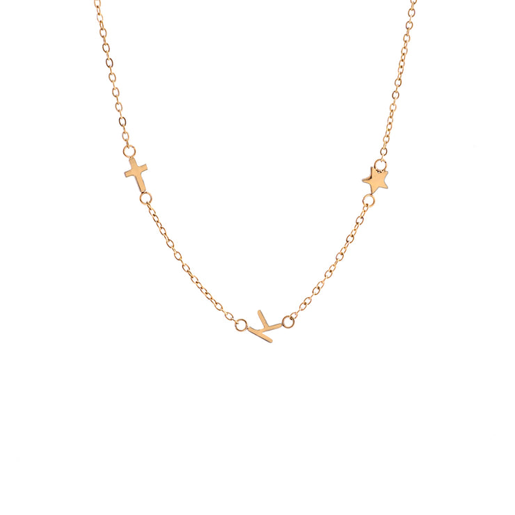 Dainty Trio Pendant Necklace