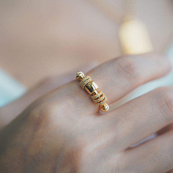 Gold Aether Fidget Ring