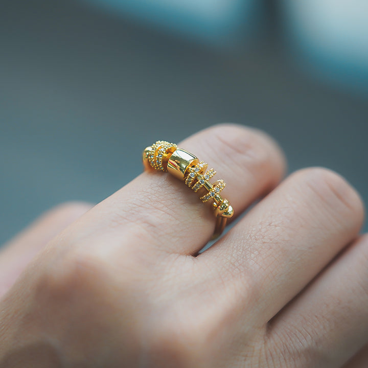 Guld Aether Fidget Ring