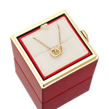 Eternal Rose Box Gift Bundle - W/ Engraved Necklace