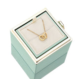 Eternal Rose Box Gift Bundle - W/ Engraved Necklace