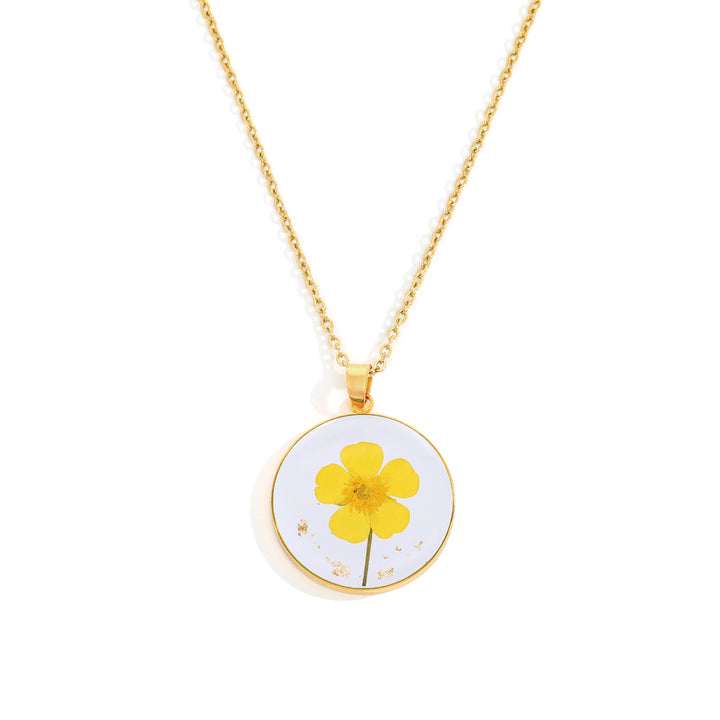 Birth Month Flower Necklace