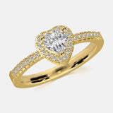 Glistening Heart Promise Ring