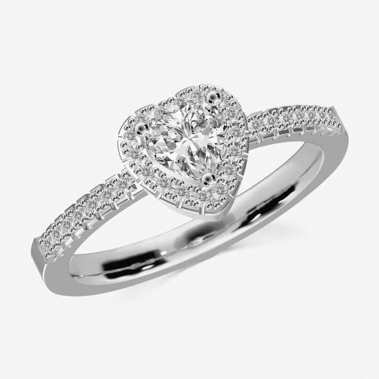 Glistening Heart Promise Ring