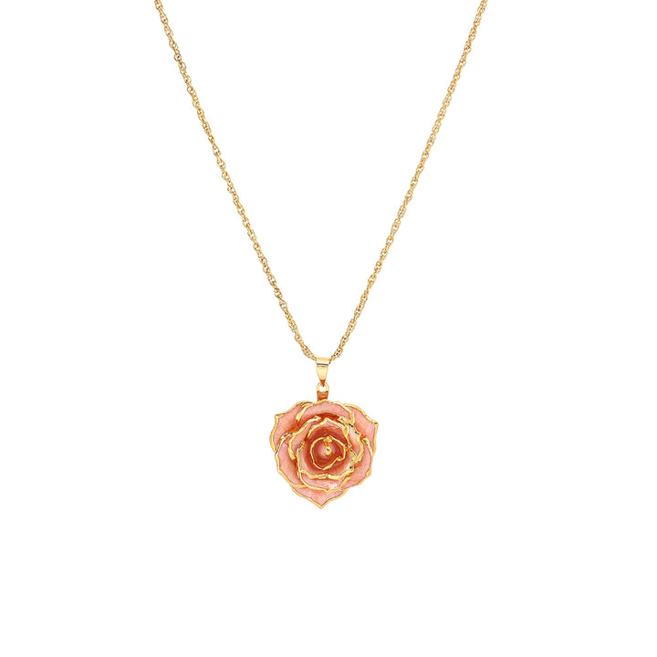 Real Rose Pendant Necklace