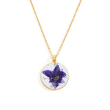 Birth Month Flower Necklace