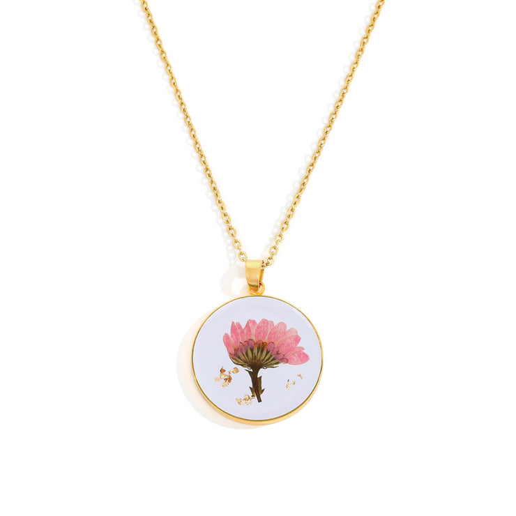 Birth Month Flower Necklace