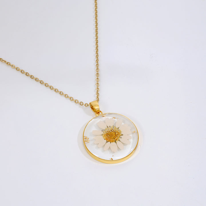 Birth Month Flower Necklace