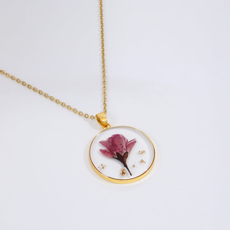 Birth Month Flower Necklace