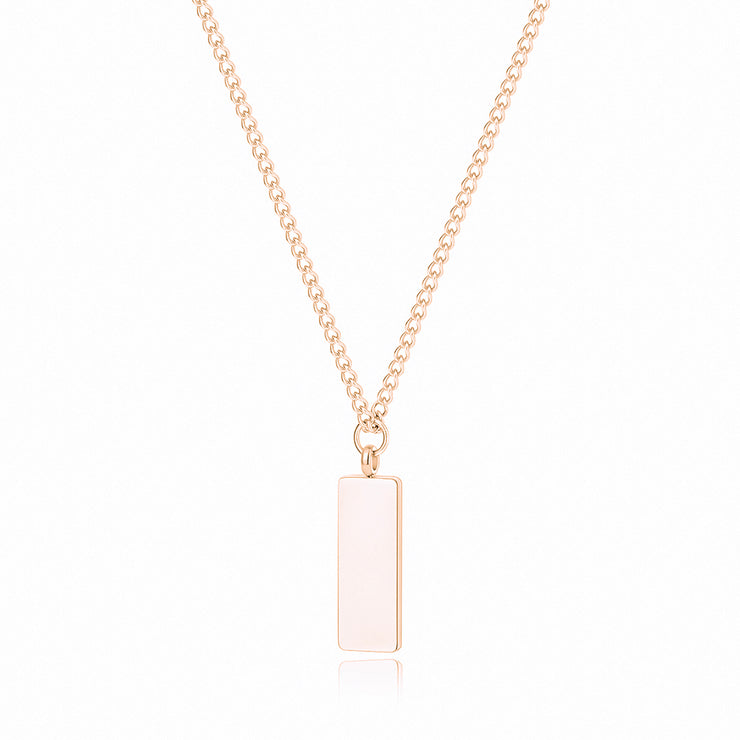 Custom Engraved Minimal Necklace