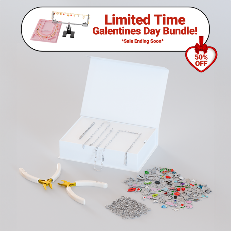 Galentines Day Charm Jewelry Kit Bundle