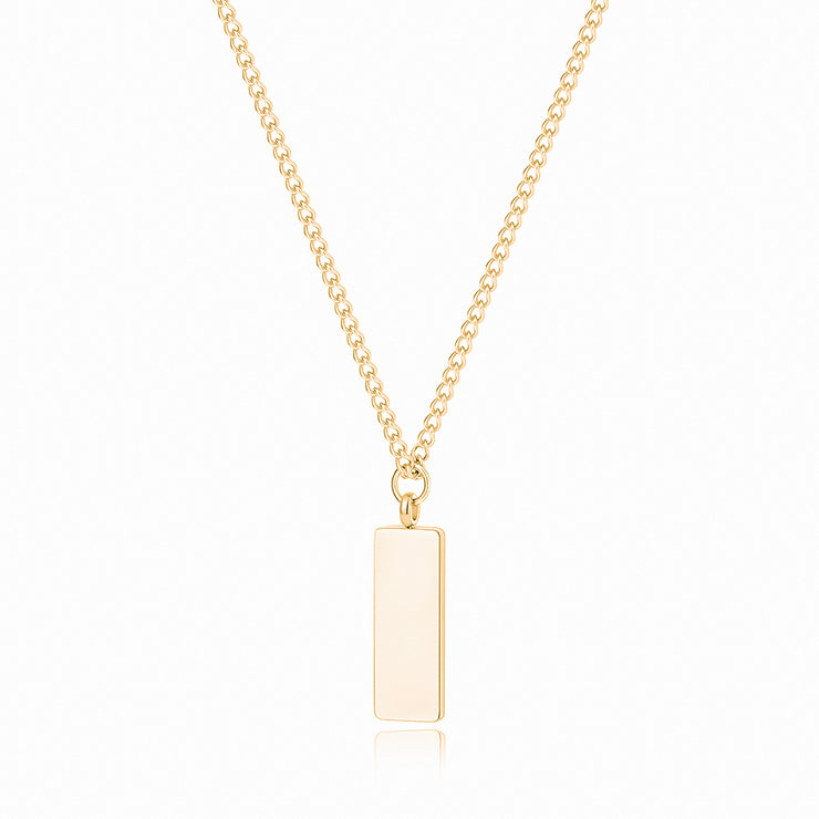 Custom Engraved Minimal Necklace