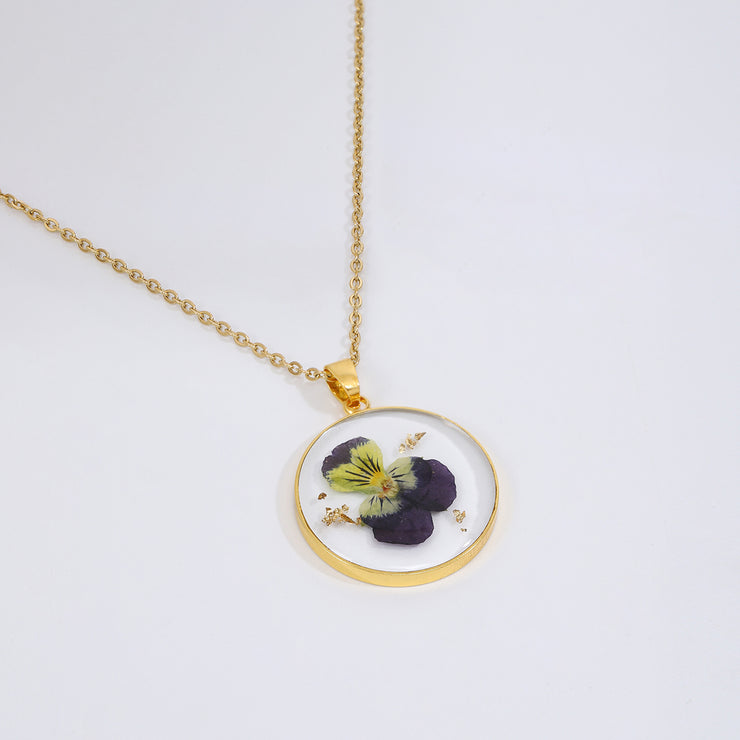 Birth Month Flower Necklace