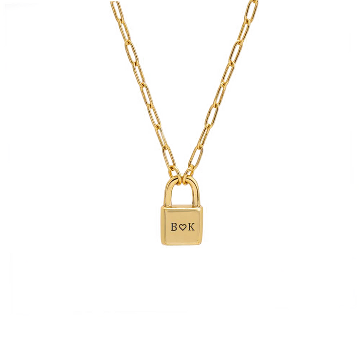 Personalized Lock Necklace