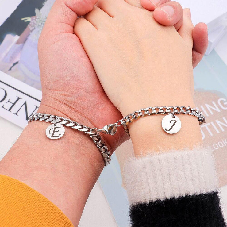 Magnetic Love Letter Bracelet Set